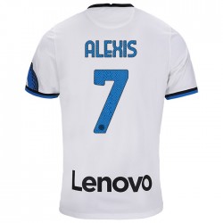 Camisola Inter de Milão Alexis Sanchez 7 Equipamento Segundo 2021-2022 Manga Curta